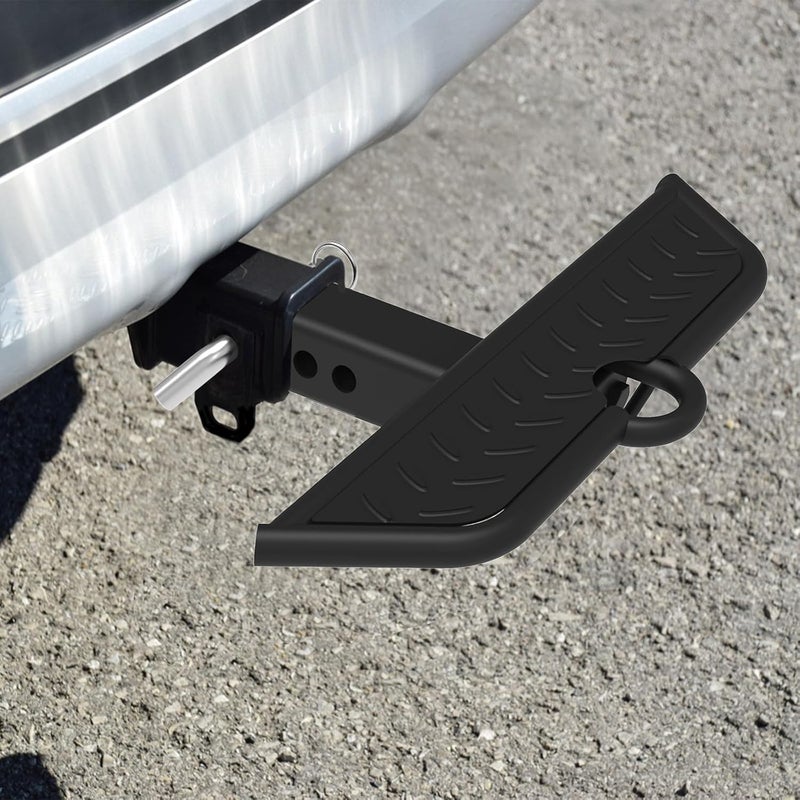 MY RUSTIC Hitch Step 2 Inch Receivers,Trailer Hitch Step for Truck,Tow,Tailgate,Pickup Truck,Hitch Bumper Guard (Black 17.3 inch) - Image 4
